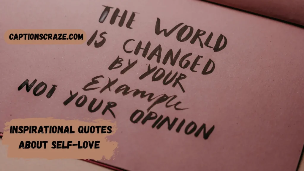 Inspirational Quotes About Self-Love