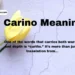 carino-meaning
