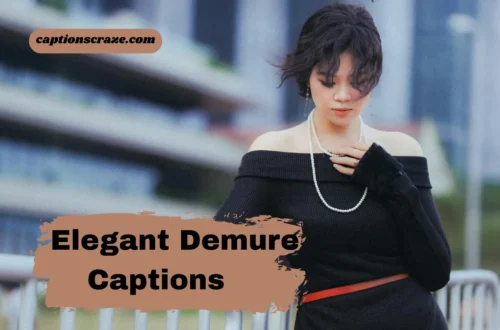 Elegant Demure Captions for Your Instagram & TikTok Posts